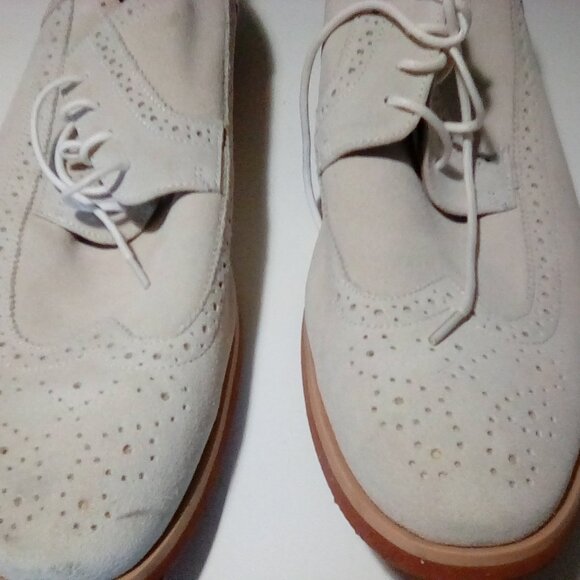 Stacy Adams Cream Leather Shoes main image 8